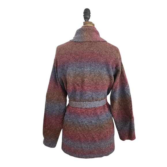 The Territory Ahead Shawl Collar Wool Wrap Cardigan Sweater S - Picture 3 of 4